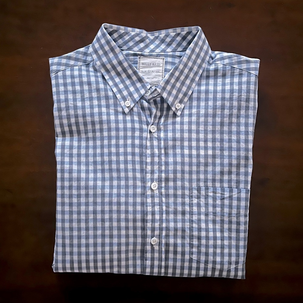 Billy Reid Rosedale Gingham Button Down